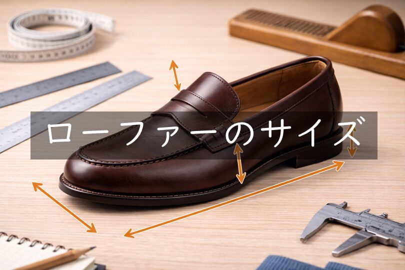 ローファーのサイズ