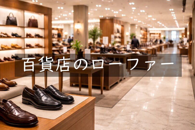 百貨店のローファー